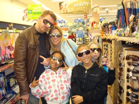 Jaylen, Uncle D and Nina Disney and TSA Buzz and Woody Best Friends Marathon 2011