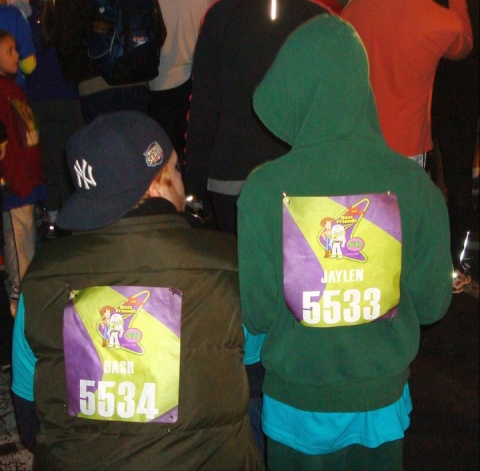 Uncle D and Jaylen Disney and TSA Buzz and Woody Best Friends Marathon 2011