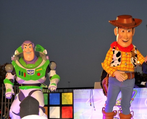 Buss and Woody Disney and TSA Buzz and Woody Best Friends Marathon 2011