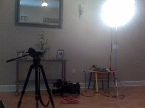 Camera set-up TV Interview Jaylens Challenge