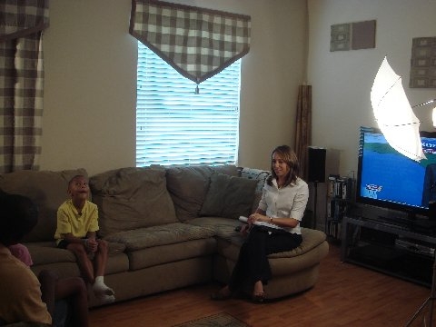 Starting the interview TV Interview Jaylens Challenge