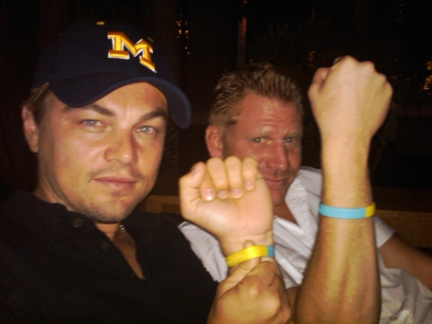 Leonardo DiCaprio Jaylens Challenge Supporters